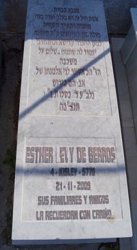 LEVY ESTHER de BERROS