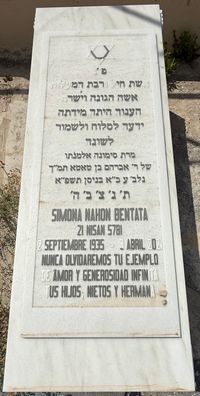 NAHON BENTATA SIMONA